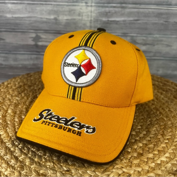 PITTSBURGH STEELERS Football VINTAGE Twins Enterprise Hat Hook Loop Cap NFL - Picture 3 of 12